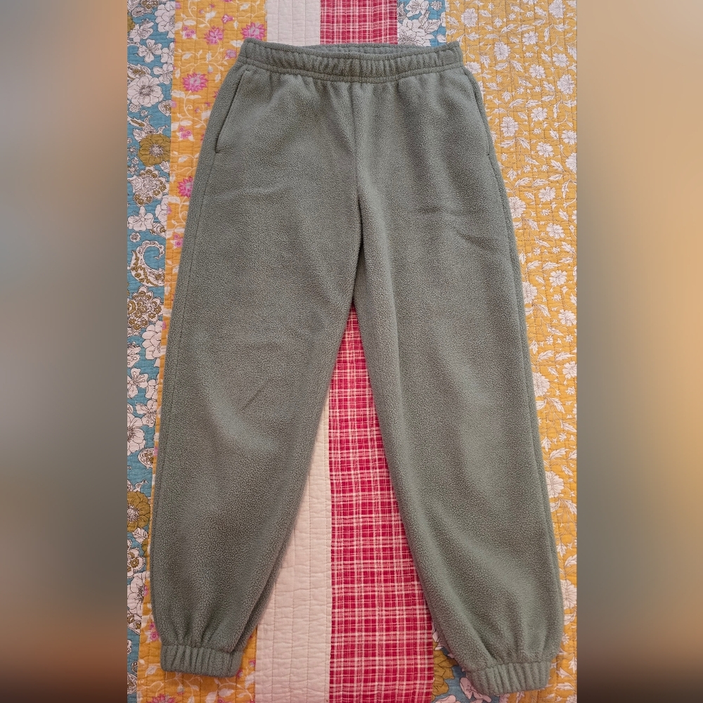 Divided Sage Green Fleece Pants